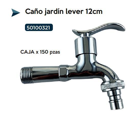CAÑO JARDIN M/LEVER 12 CM COD321