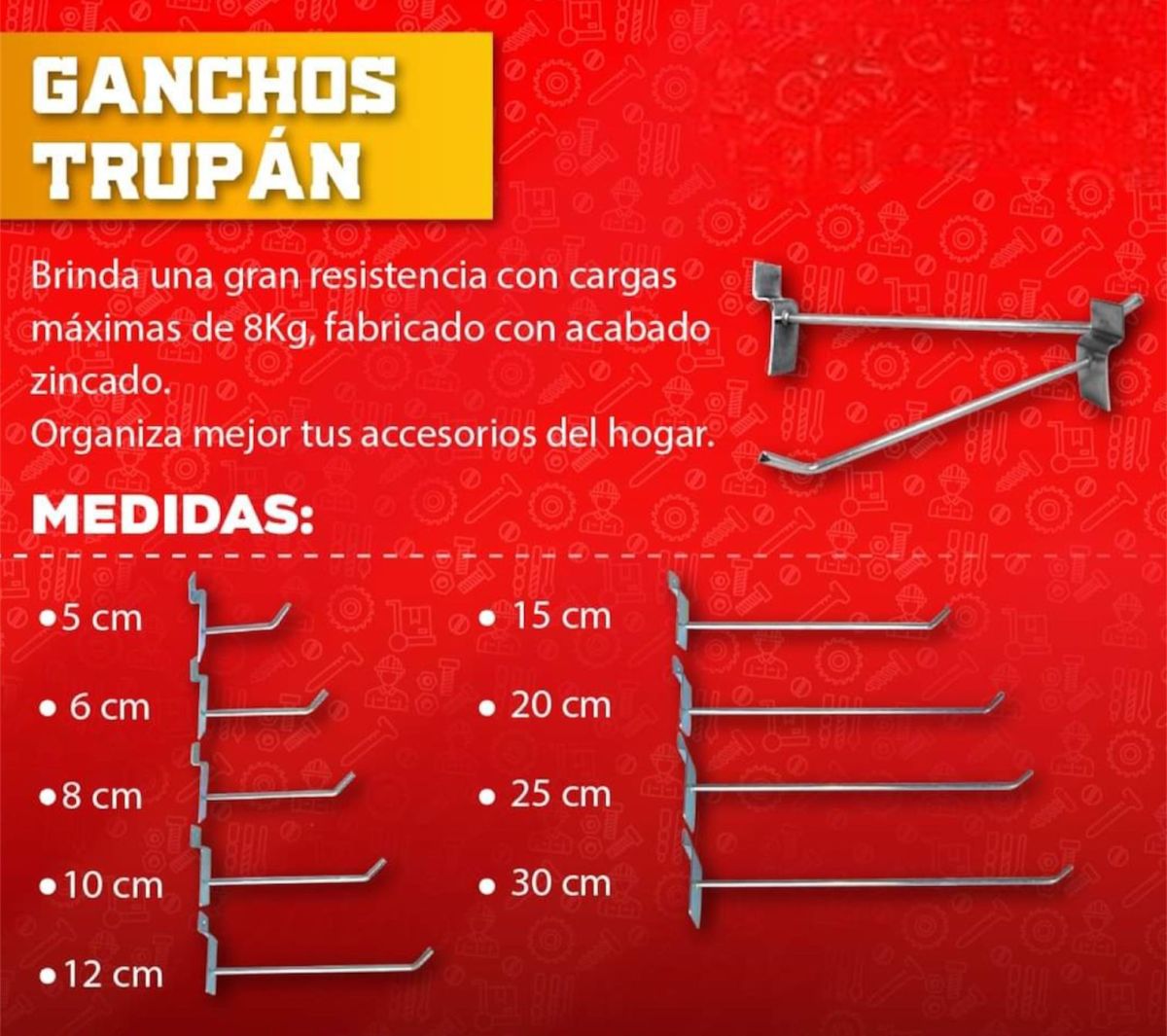 GANCHO PARA TRUPAN  15