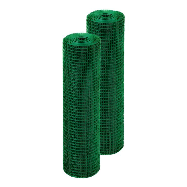 MALLA CUADRADA CUBIERTA VERDE PVC 1/2X1/2 30MTS 10KGS HARDMAN