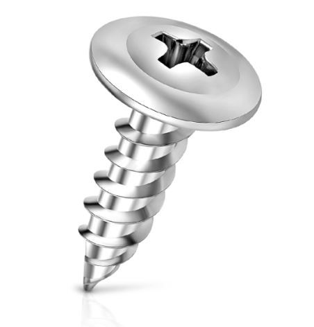 TORNILLO WAFER PUNTA FINA ZINC 8X3/4 CJ1000