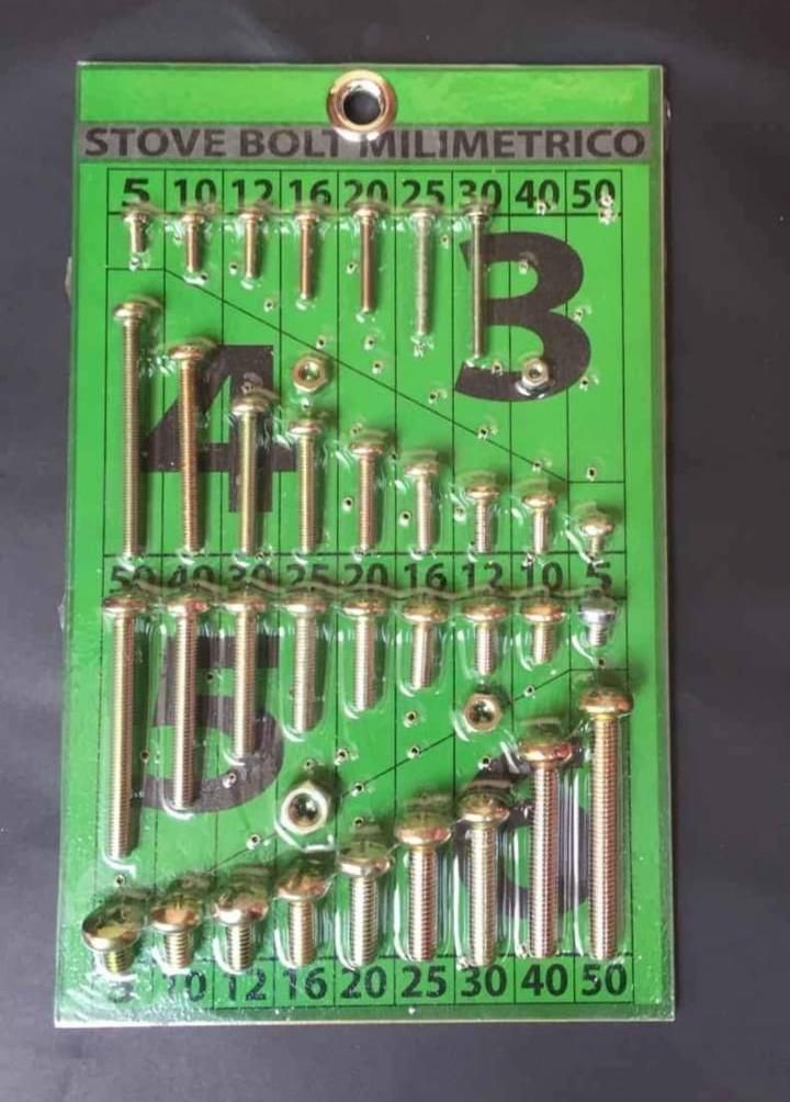 STOVE BOLT M6X15MM