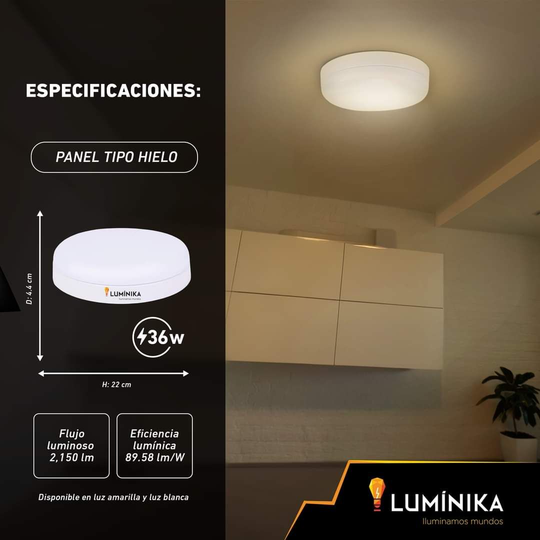 FOCO PANEL ICE 36W 60°K LB LUMINIKA