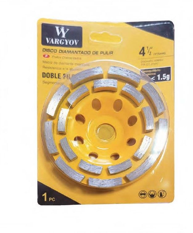 DISCO PULIR DOBLE 115MM VY