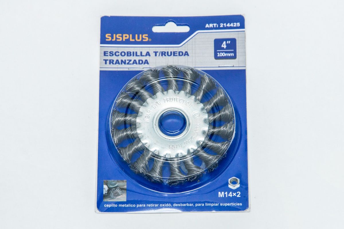 ESCOBILLA T/RUEDA 4 TRENZADA SJSPLUS