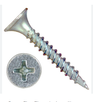 TORNILLO DRYWALL PUNTA FINA ZINC 8X2