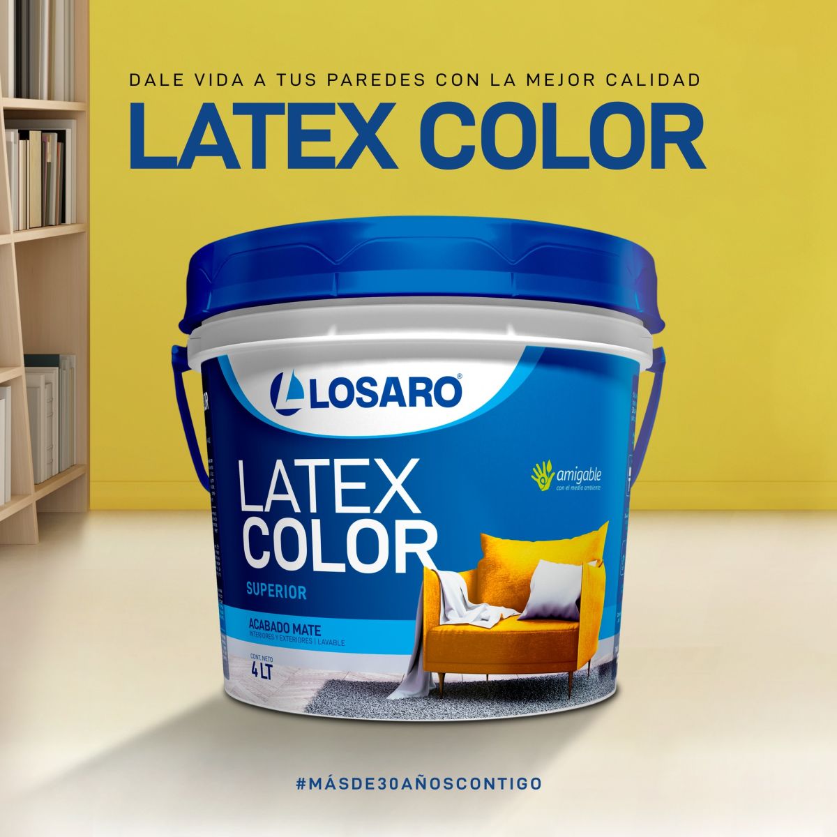 LATEX LOSARO ESP. PREMIUM FUCSIA X GLN (ULT)