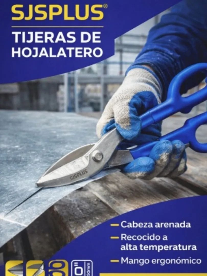 TIJERA HOJALATERA 10 SJSPLUS