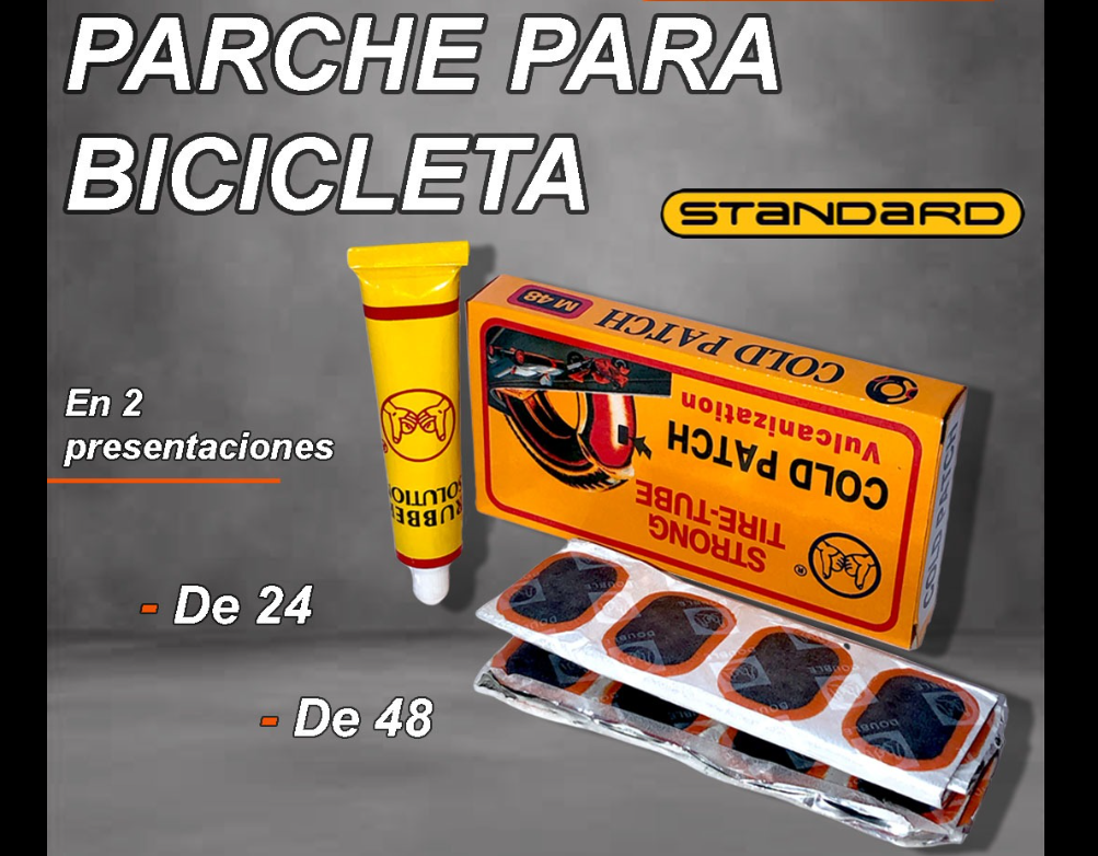 PARCHE P/BICICLETA 24X200PZAS