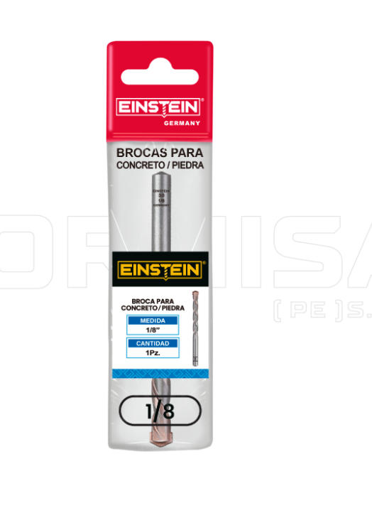 BROCA P/CONCRETO PREMIUM EINSTEIN 1/8