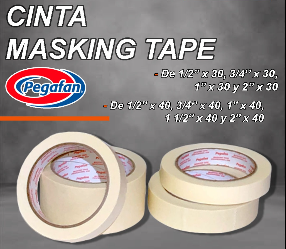 MASKING TAPE 3/4X30YDS PEGAFAN CJ60